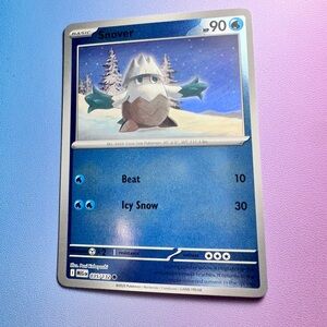 snover [reverse holo] - 035/132 (common) — pokemon: mega evolutions